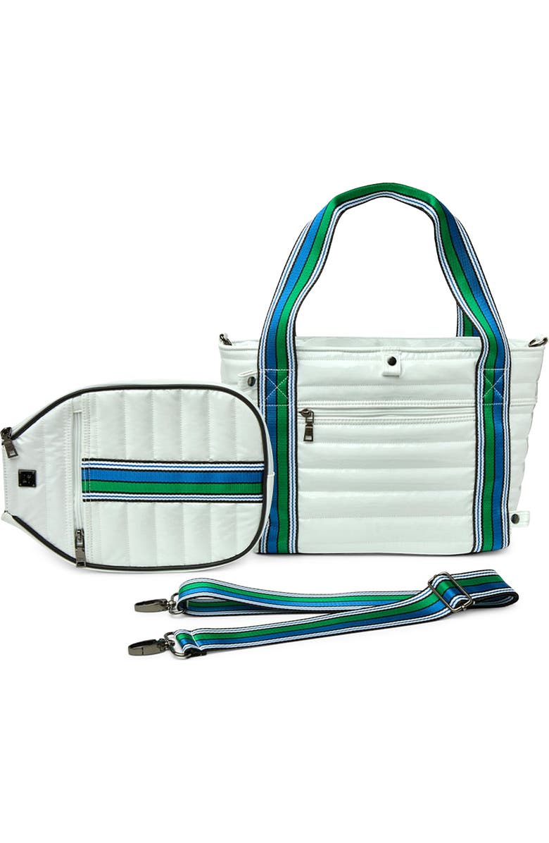 THINK ROYLN Ace of the Court Pickleball Bag, Alternate, color, White Patent