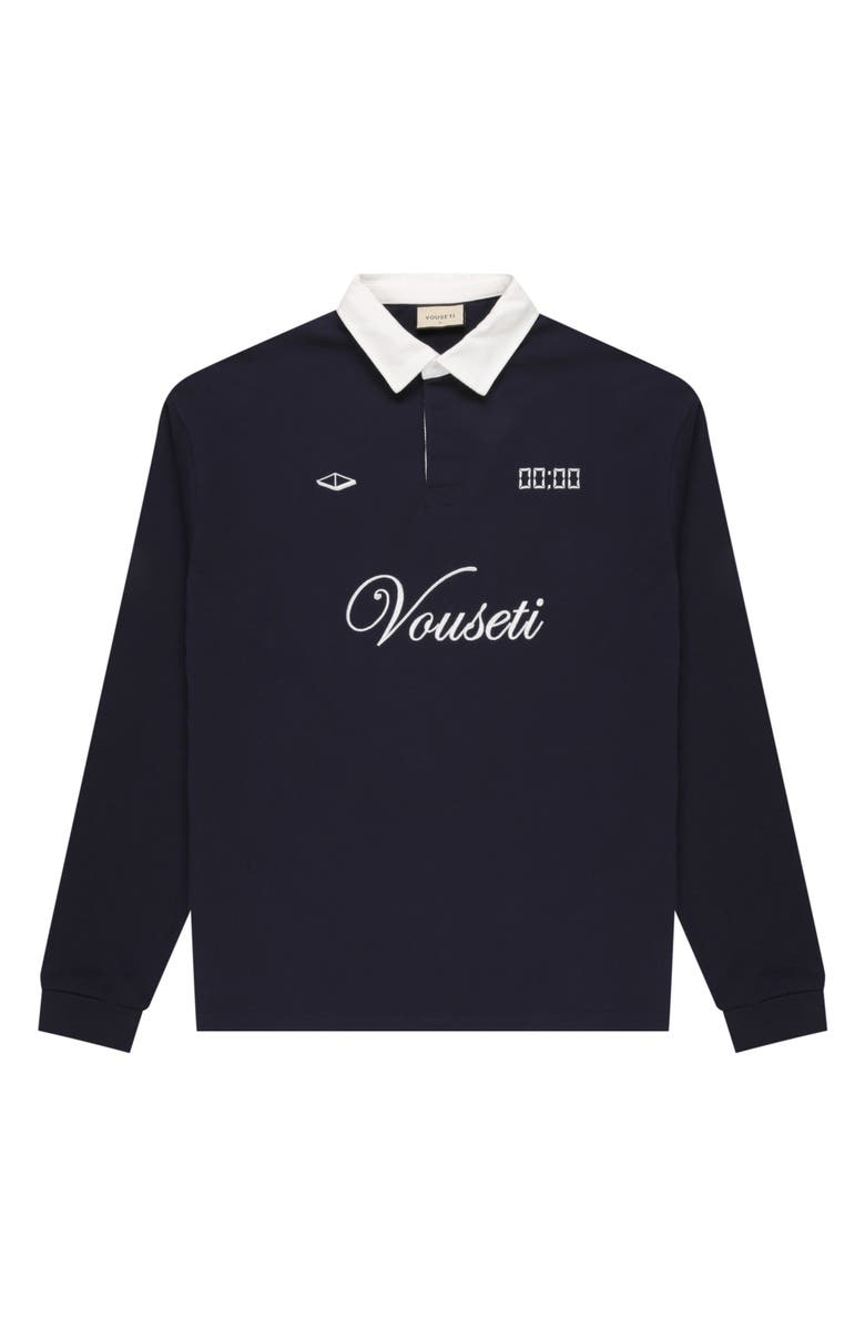 VOUSETI Post Game Long Sleeve Cotton Polo, Alternate, color, 