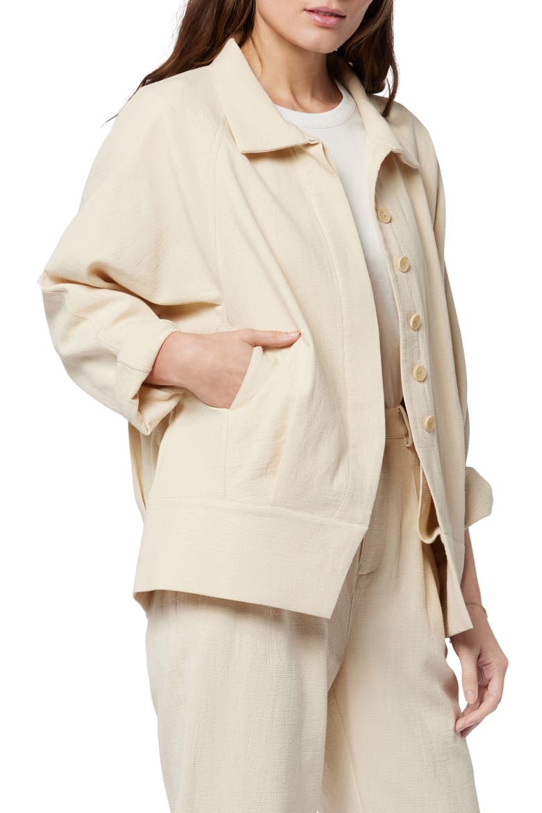 Yves Cotton Jacket, Alternate, color, BLEACHED SAND