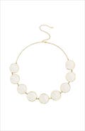 RETRO CHIC Enamel Ripple Necklace