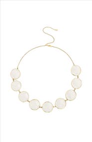 RETRO CHIC Enamel Ripple Necklace