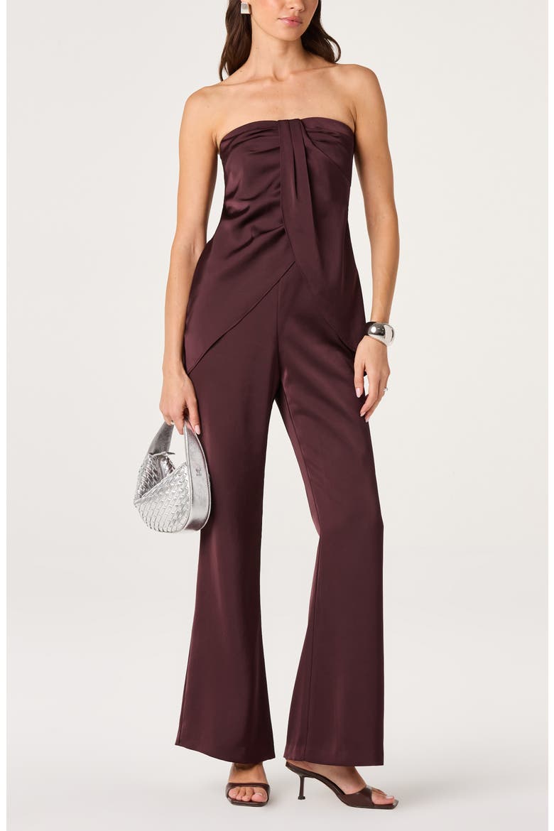 Keona Flare Leg Pants, Alternate, color, RAISIN