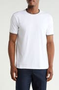 DENIM AND FLOWER Tipped Knit T-Shirt