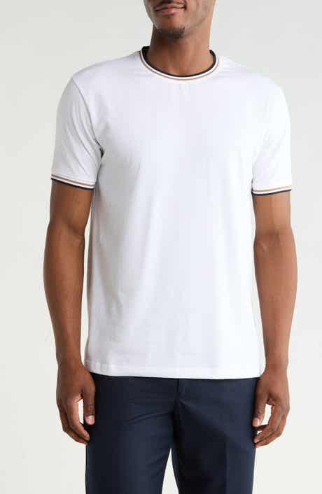 DENIM AND FLOWER Tipped Knit T-Shirt
