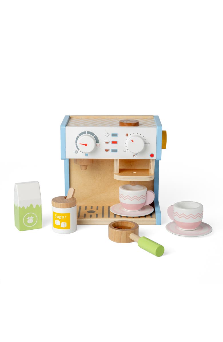 Bigjigs Toys Coffee Maker, Alternate, color, Multicoloured