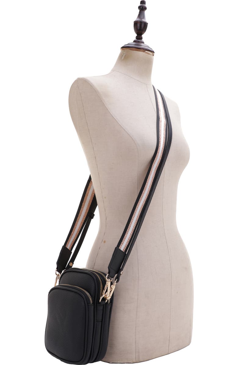 Mali + Lili Josephine Recycled Vegan Leather Crossbody Bag, Alternate, color,