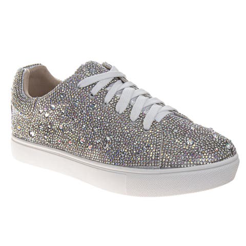 Glitzy Sneakers Girls' Sparkle Detail Fashion Wear (Little Kid / Big Kid)