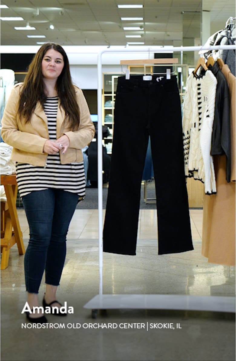 The Arrow High Waist Bootcut Leg Jeans, sales video thumbnail