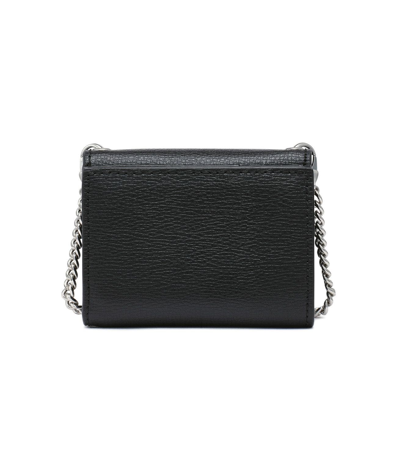 KARL LAGERFELD PARIS Wallet on a Chain, Alternate, color, White/Black 2