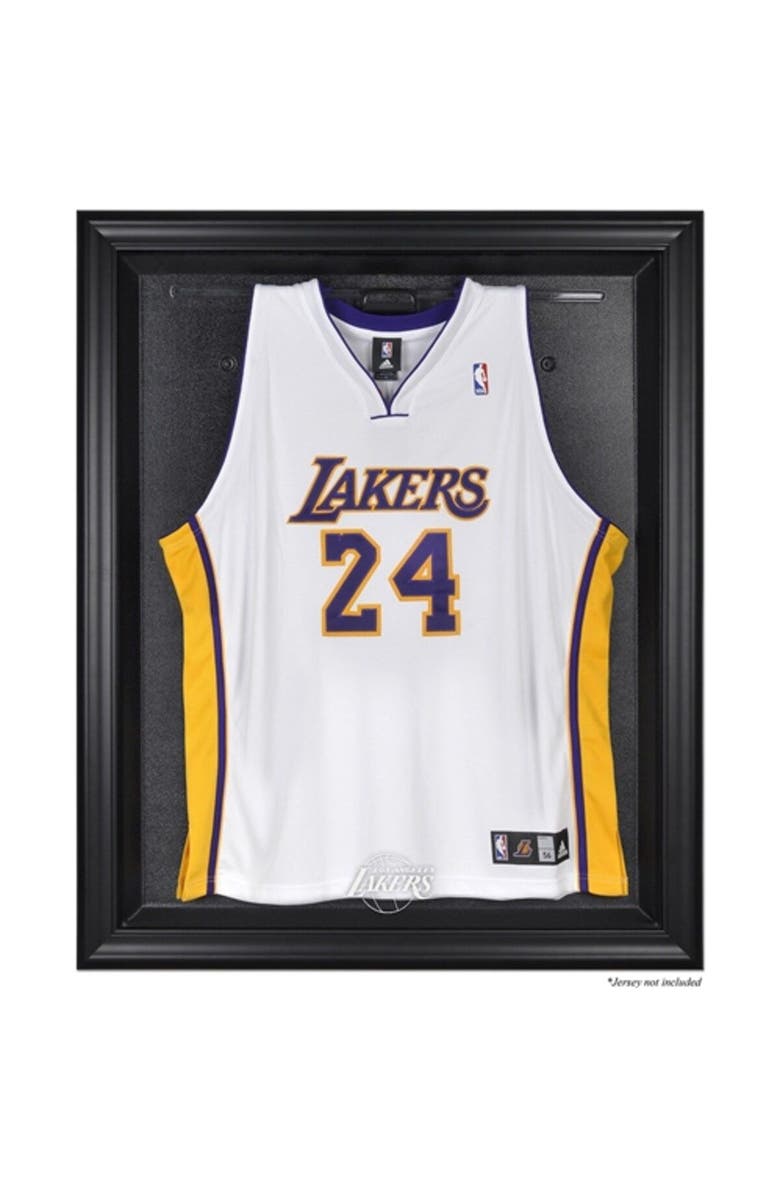 FANATICS AUTHENTIC Los Angeles Lakers Black Framed Team Logo Jersey Display Case, Main, color, 