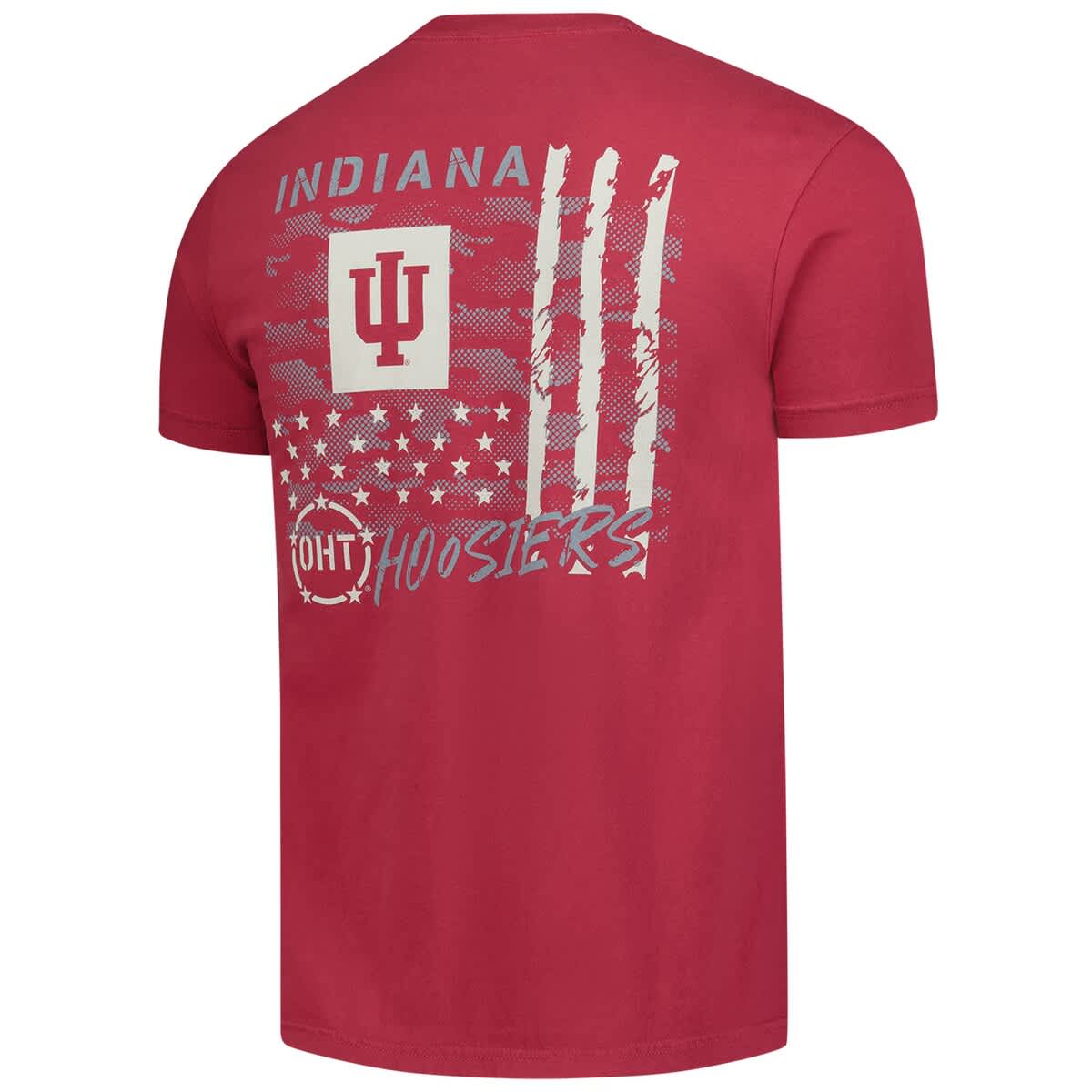 IMAGE ONE Men's Crimson Indiana Hoosiers Comfort Colors OHT Camo ...