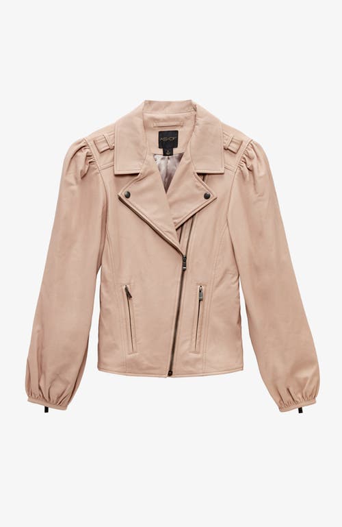 As By Df Mercury Recycled Leather Jacket In Neutral