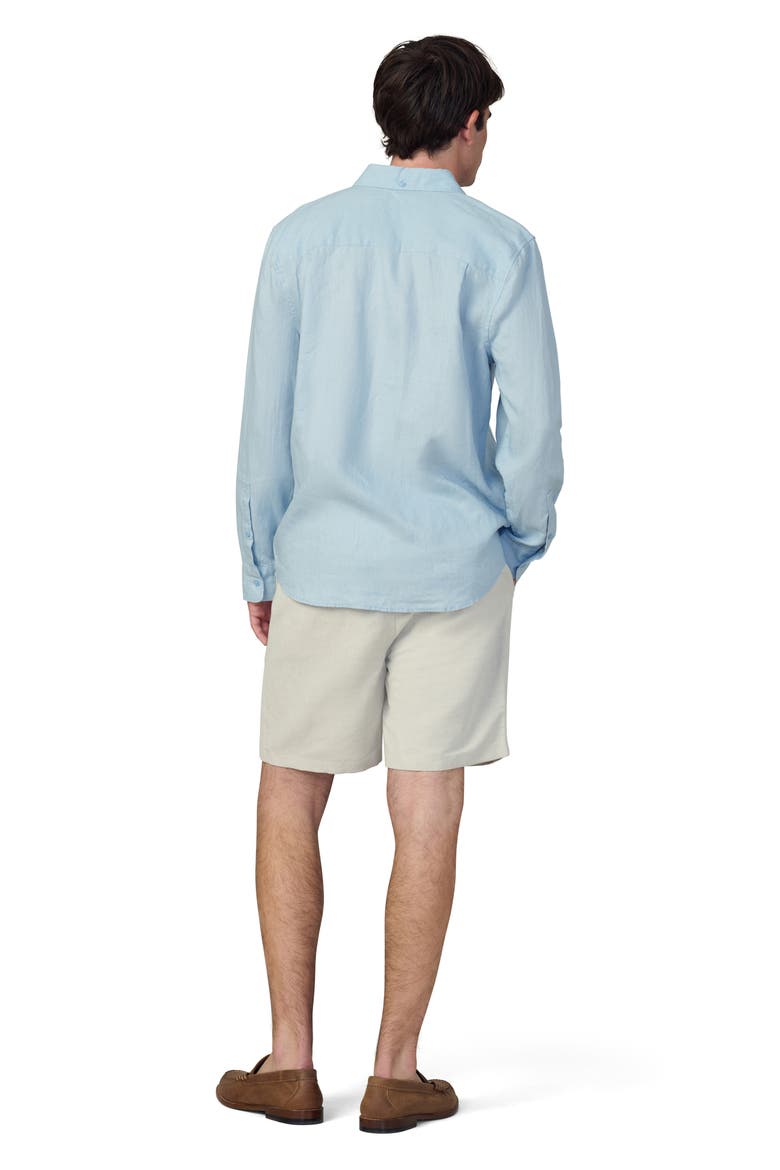Jakob Linen Button-Up Shirt, Alternate, color, POOLSIDE