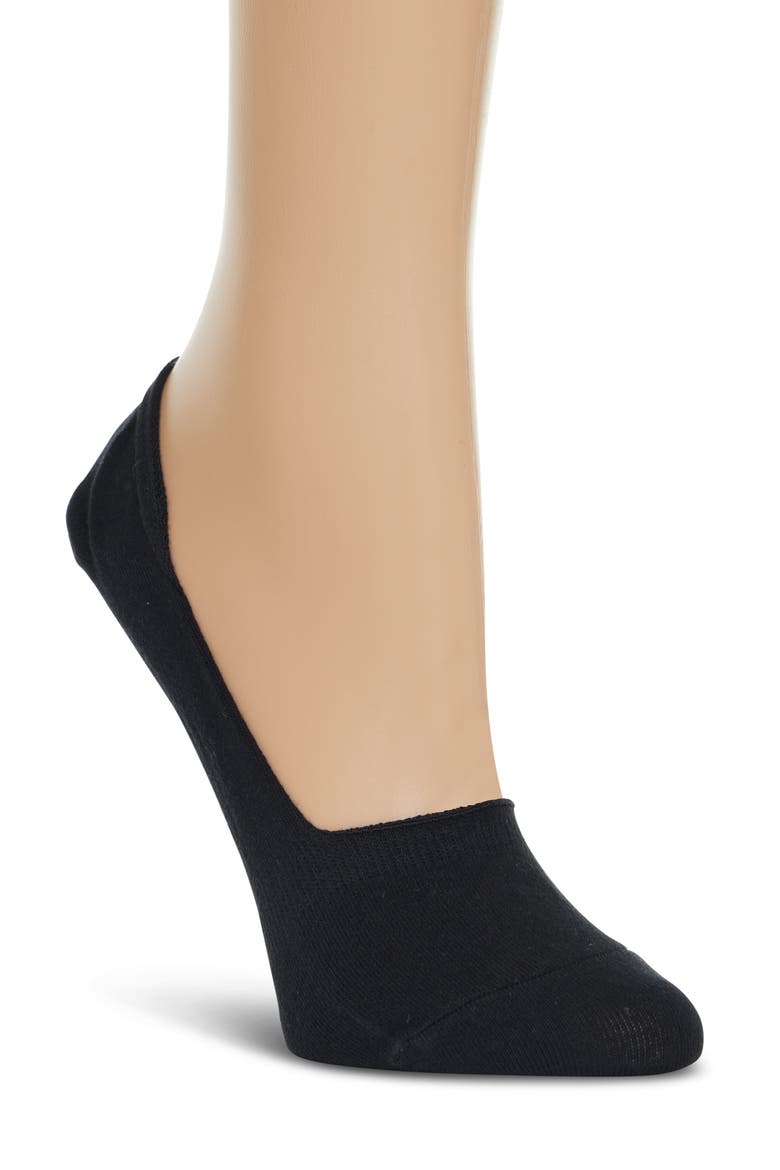 6-Pack No-Show Duster Liner Socks, Alternate, color, HEATHER GREY/ WHITE/ BLACK
