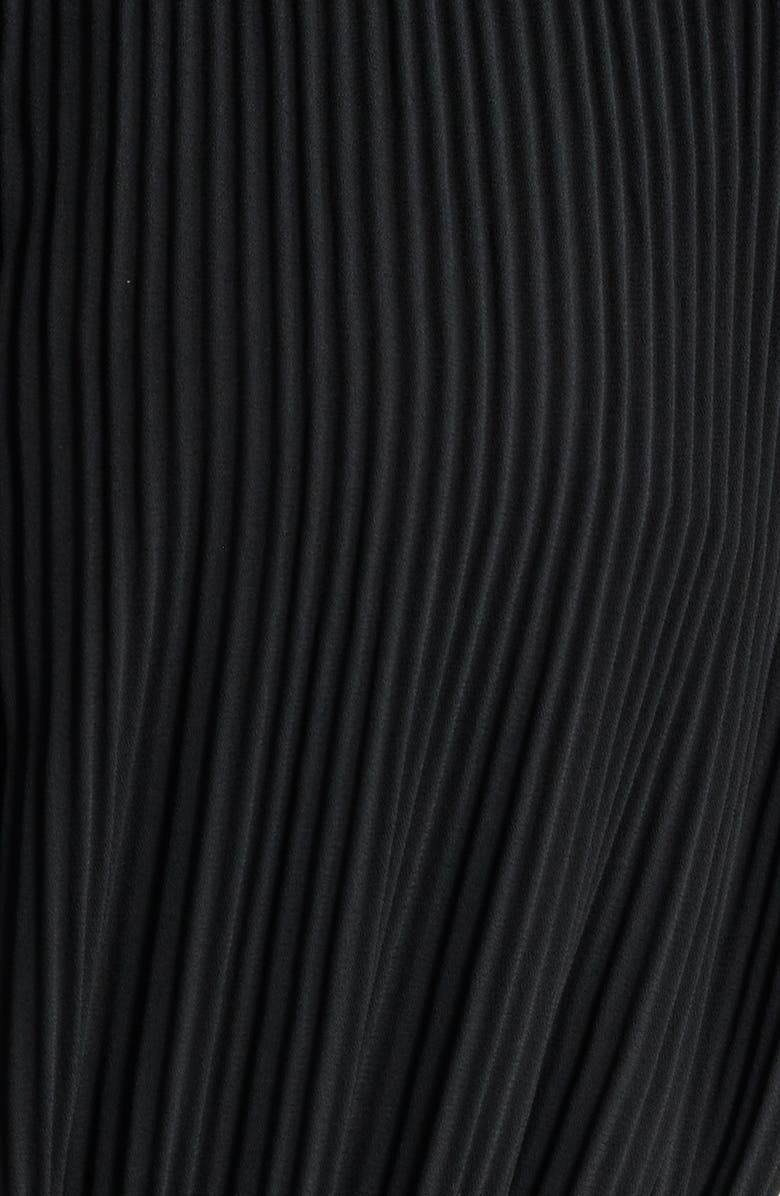 Sam Edelman Pleated Minidress, Alternate, color, Black