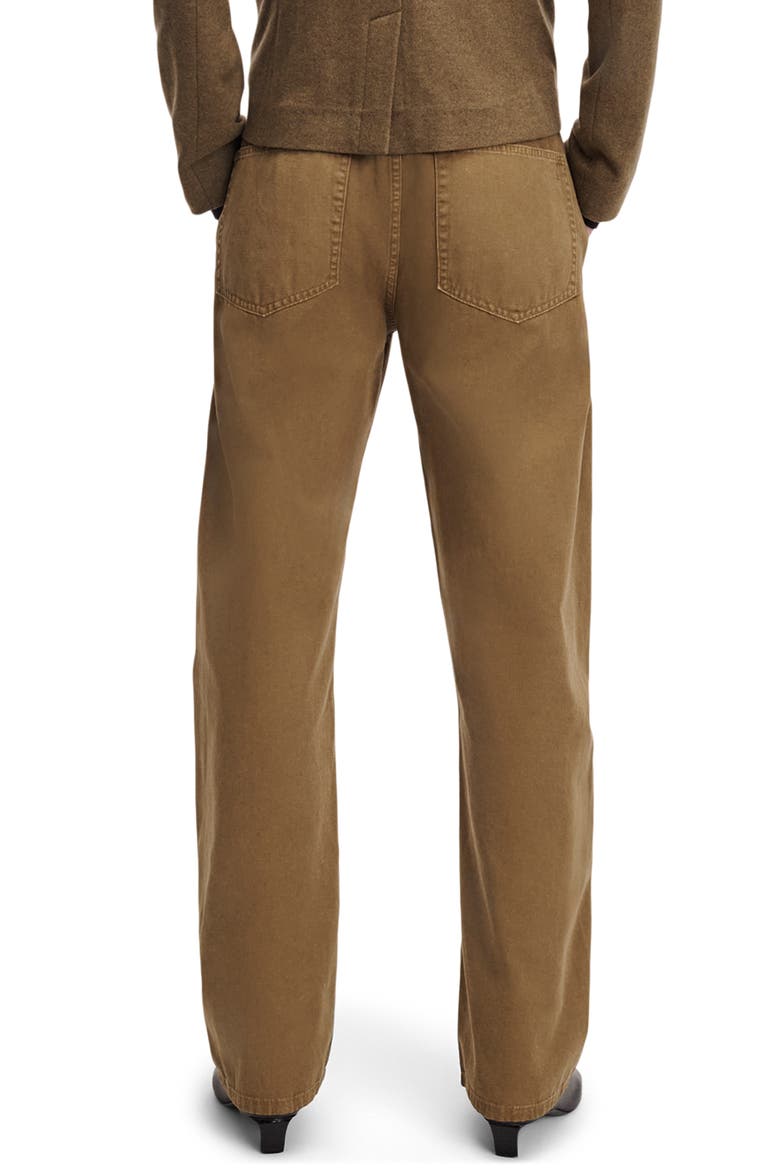 Vito Barrel Leg Canvas Pants, Alternate, color, GOLD
