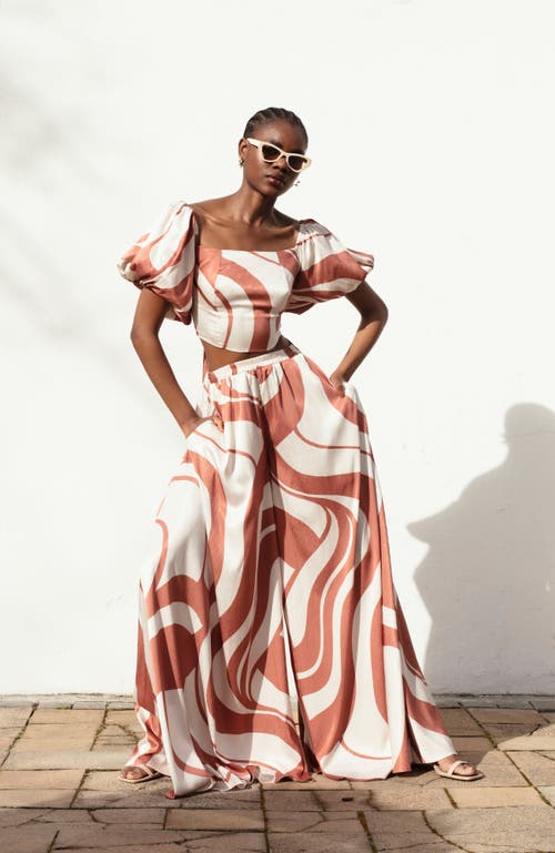 Diarrablu Zany Top In Luze Rust