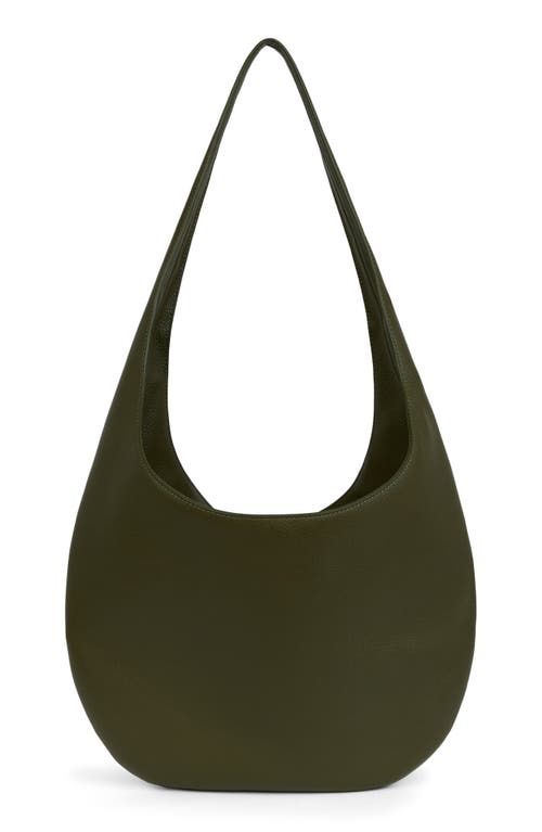 We-ar4 The H Leather Hobo Bag In Army Green