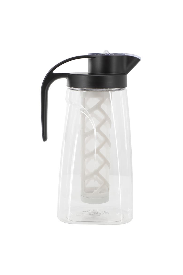 Wrenley 67 Ounce Plastic Cold Brew Coffee Pitcher with Nylon Mesh Filter, Alternate, color, Clear