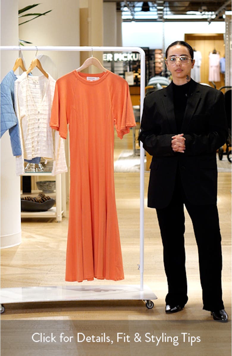 Milley Raglan Organic Cotton Midi Dress, sales video thumbnail