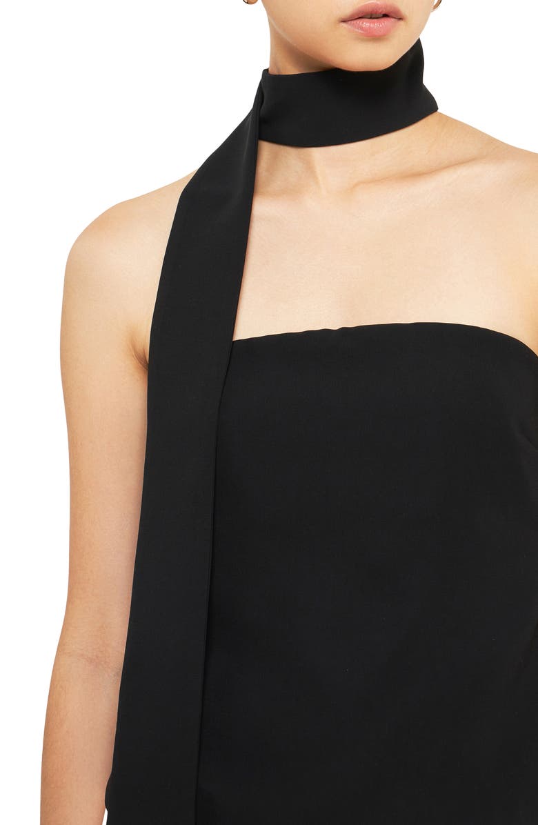 Grey Lab Choker Tie Top, Alternate, color, 