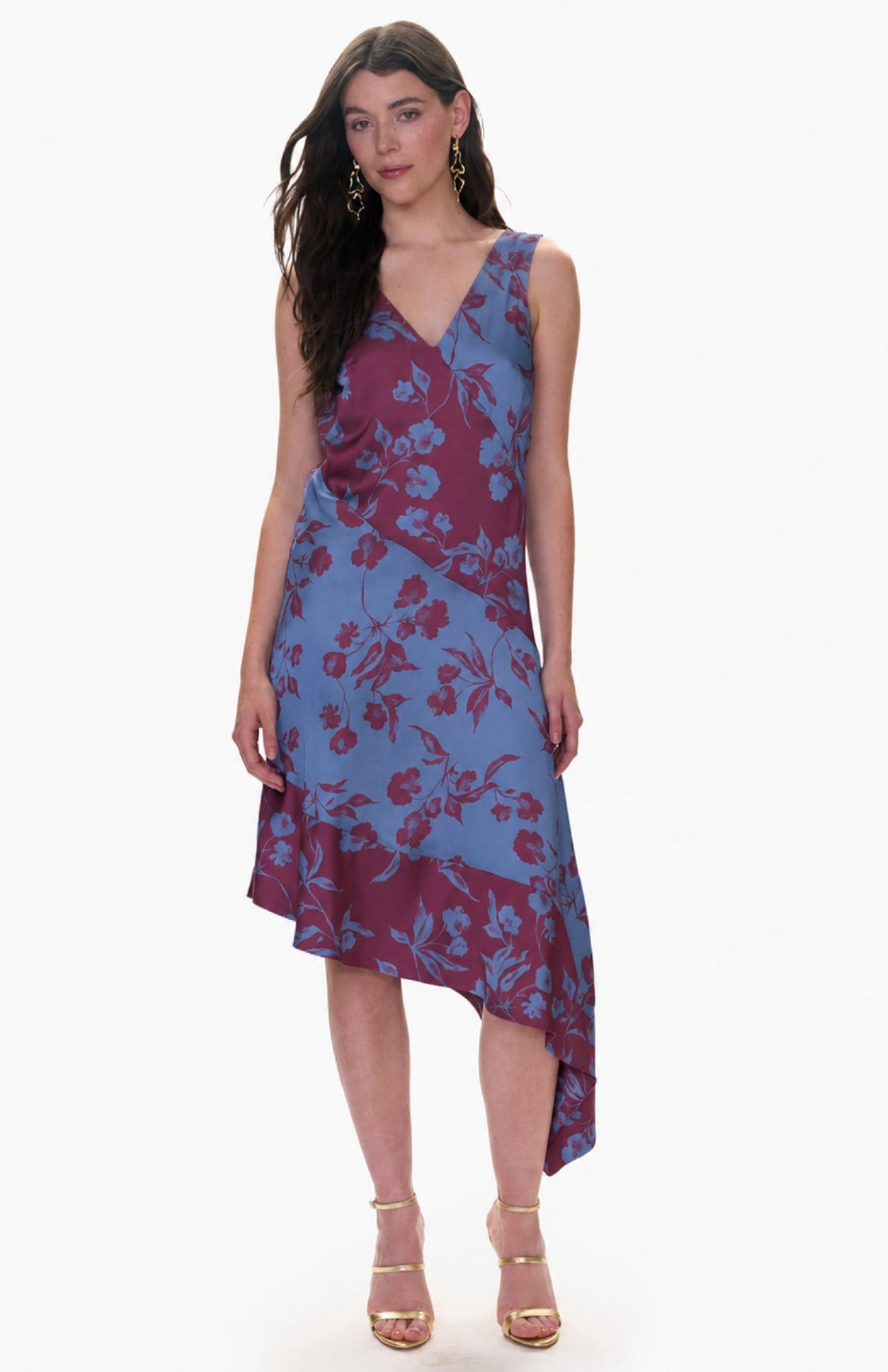 selected Cornflower/Plum Multi