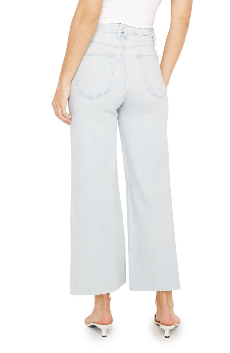 Good American Good Waist High Waist Ankle Stretch Wide Leg Jeans, Alternate, color, Indigo660