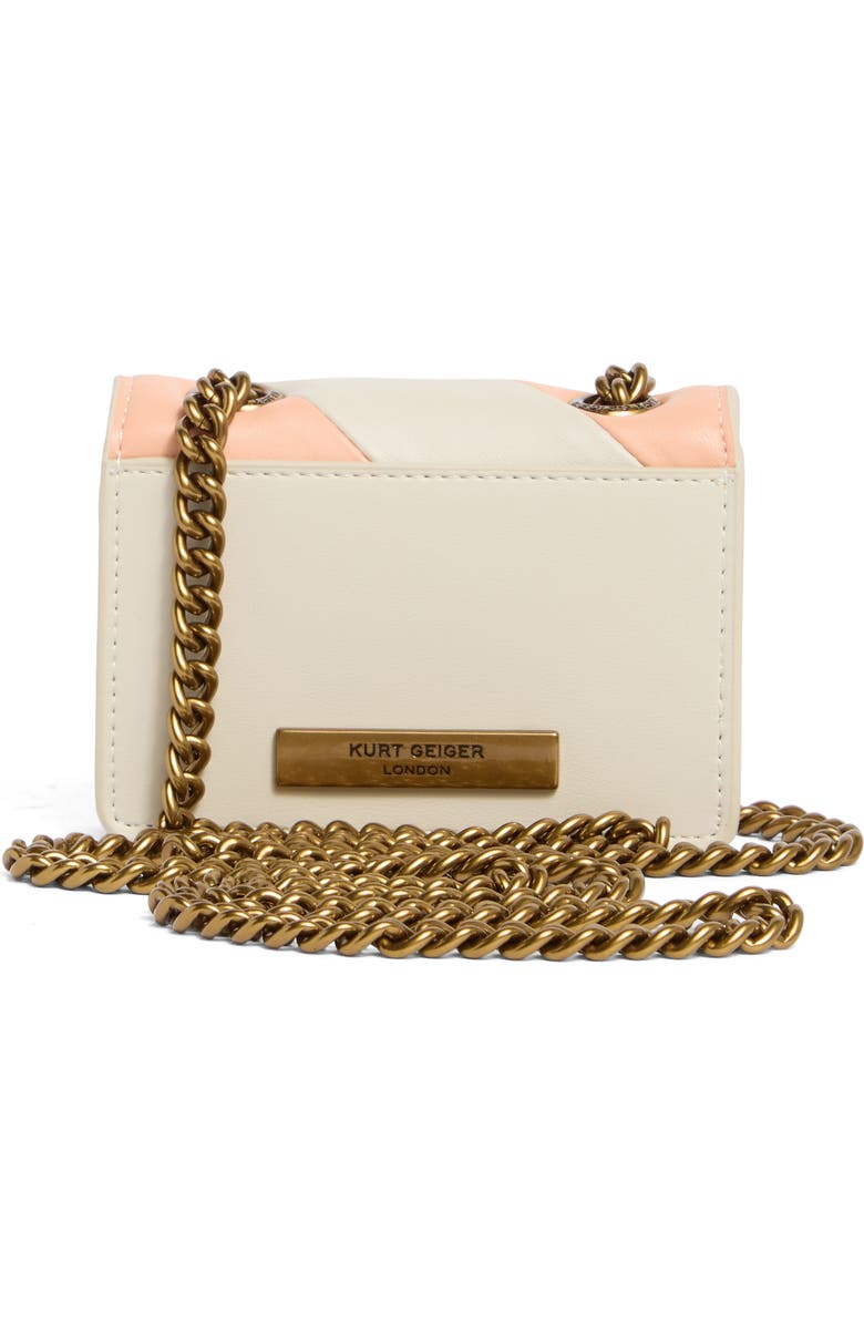 Kurt Geiger London Micro Kensington Faux Leather Crossbody Bag, Alternate, color,