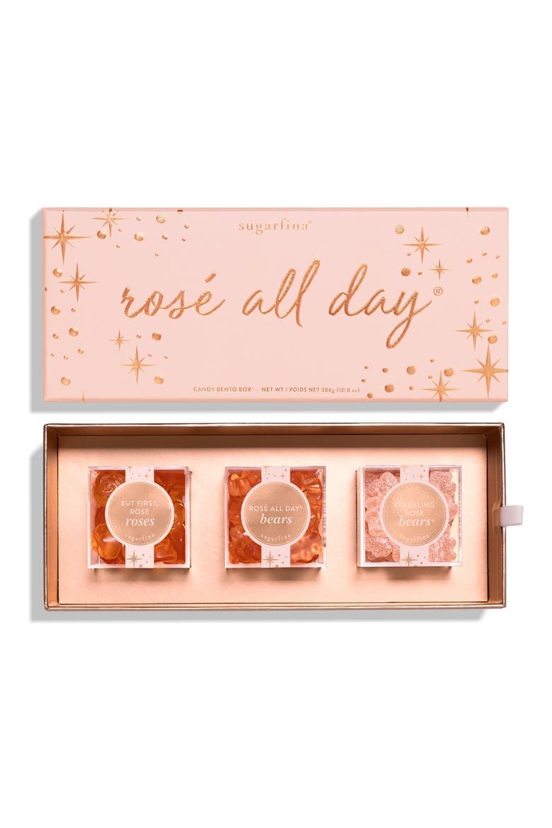 Rosé All Day® 3-Piece Candy Bento Box, Main, color, NO COLOR