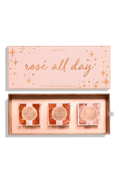 Rosé All Day® 3-Piece Candy Bento Box