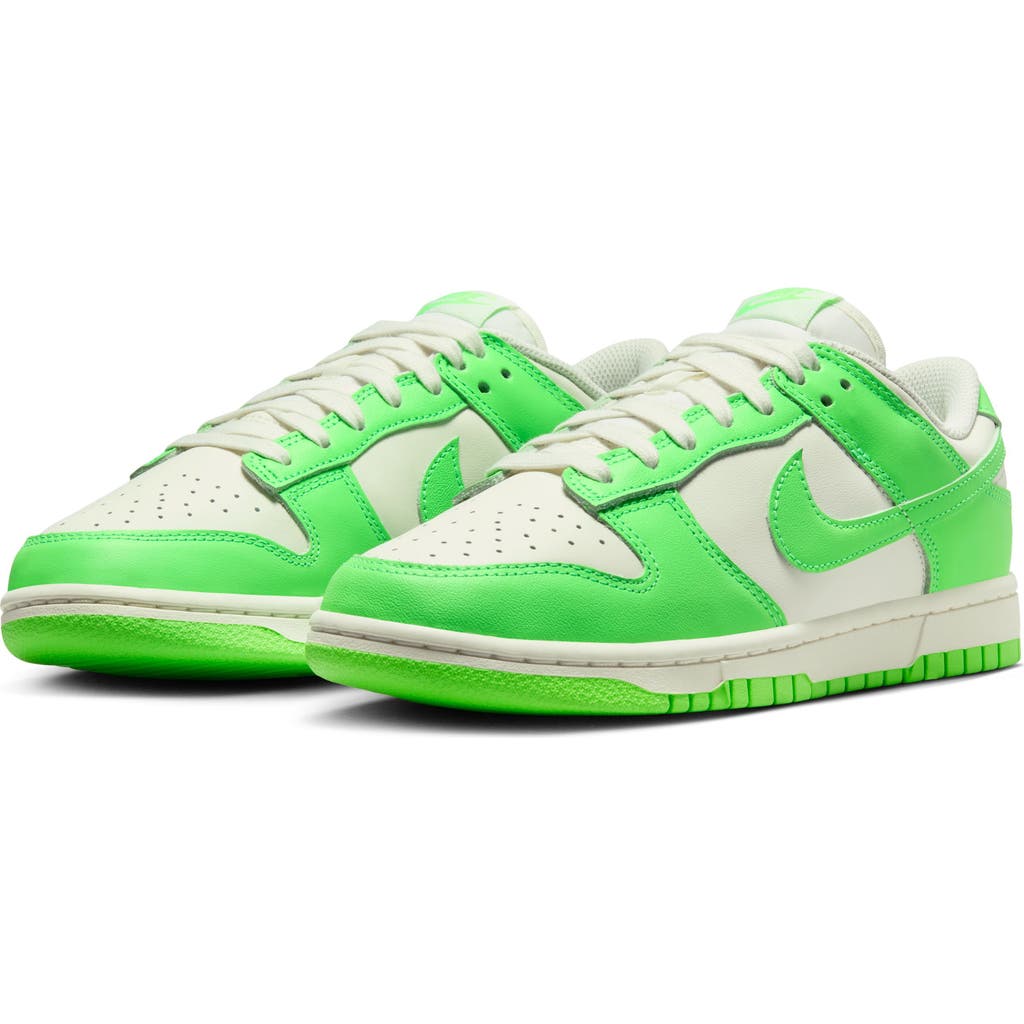 Nike Dunk Low Top Sneaker In Green