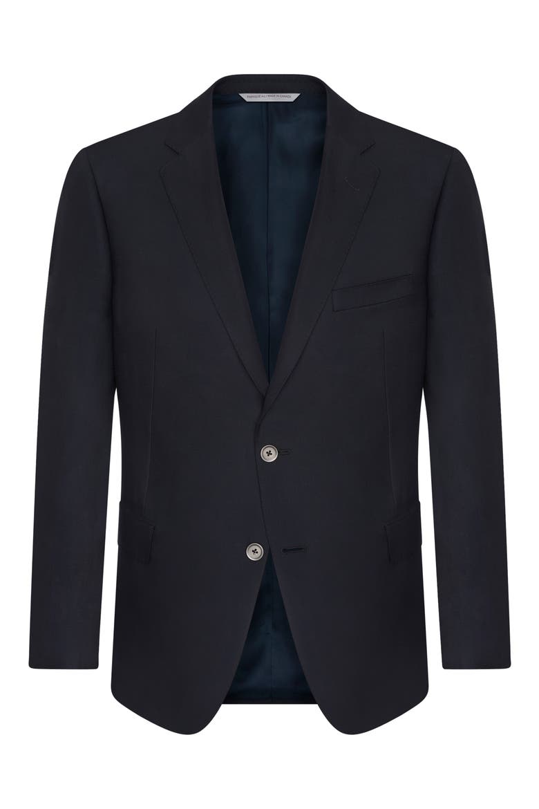 Water Repellent Ice Wool Blazer, Main, color, NAVY