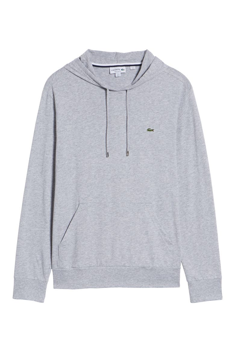 Pullover Hoodie, Alternate, color, SILVER CHINE