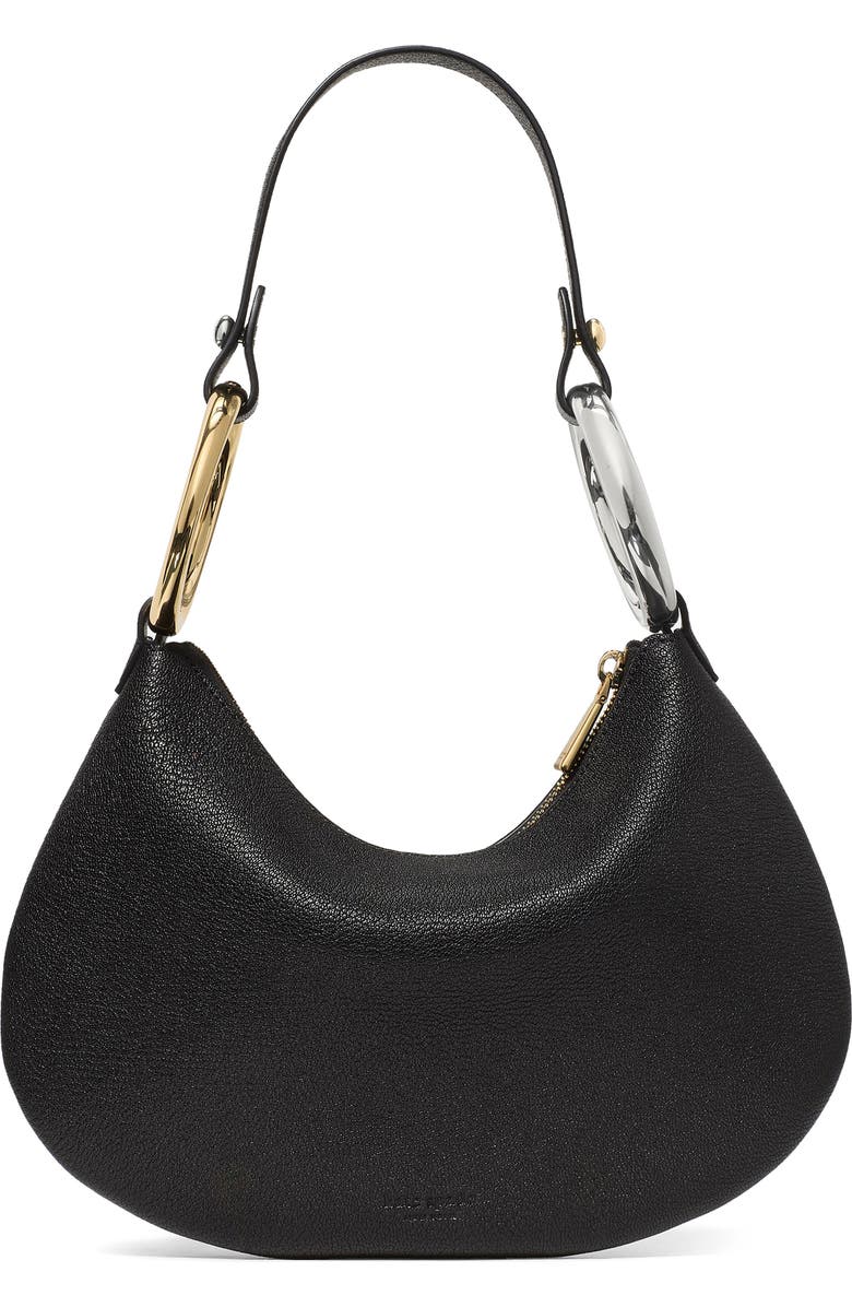 Kate Spade New York the bangle pebbled leather shoulder bag, Main, color,