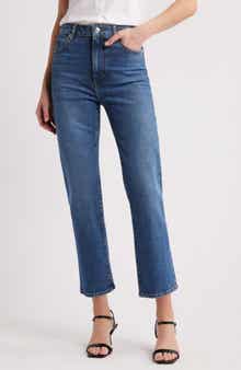 FRAME The Ruler High Waist Ankle Straight Leg Jeans