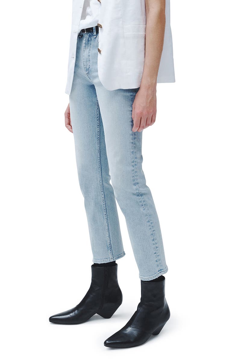 rag & bone Wren Slim Fit High Waist Ankle Crop Jeans, Alternate, color, Emma