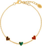 Karma and Luck Heart’s Desire Multi-Stone Heart Bracelet