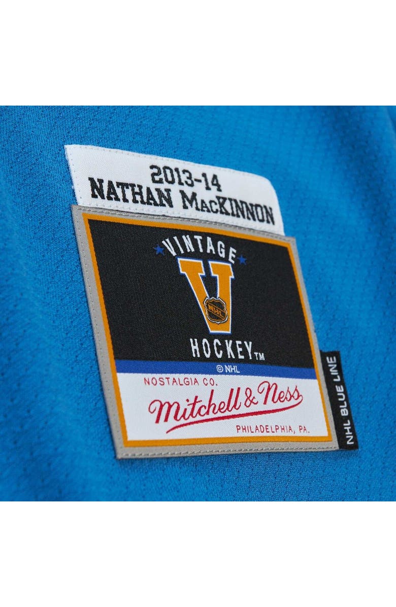 Mitchell & Ness Men's Mitchell & Ness Nathan MacKinnon Blue Colorado Avalanche  2013/14 Blue Line Player Jersey, Alternate, color, 