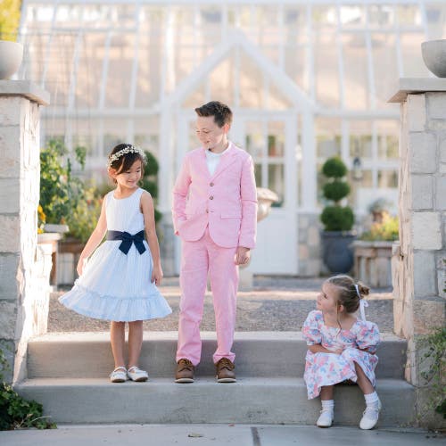HOPE & HENRY HOPE & HENRY BOYS' LINEN SUIT PANT, KIDS