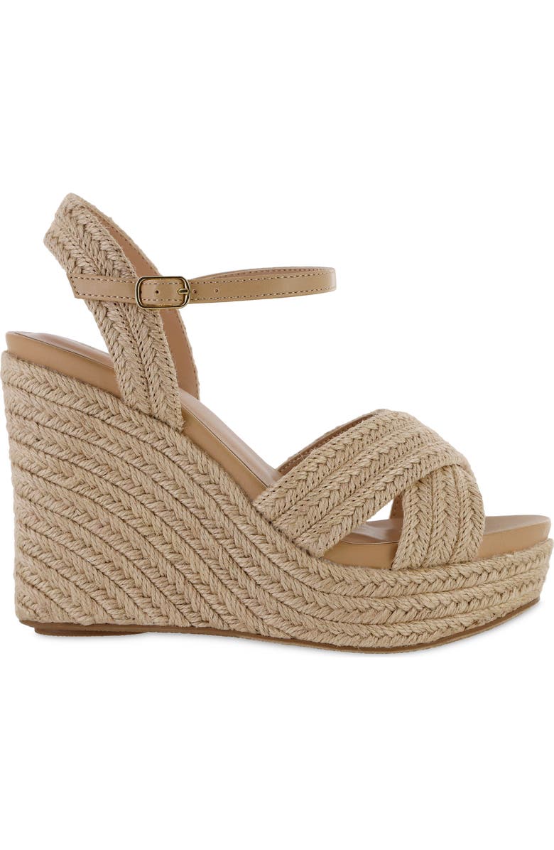 MIA Alouette Wedge Espadrille Sandal, Alternate, color, Natural Jute