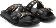MANGO Buckle Slide Sandal