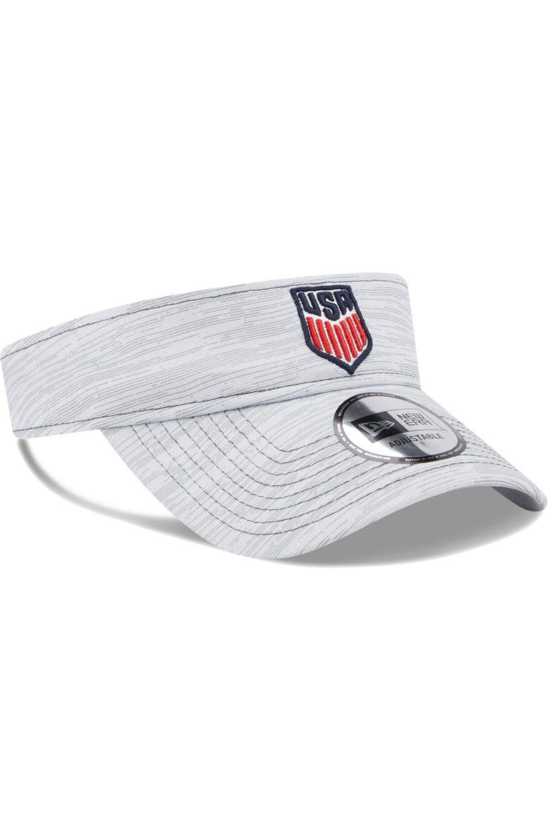 New Era Men's New Era Gray USMNT Adjustable Visor, Alternate, color, 