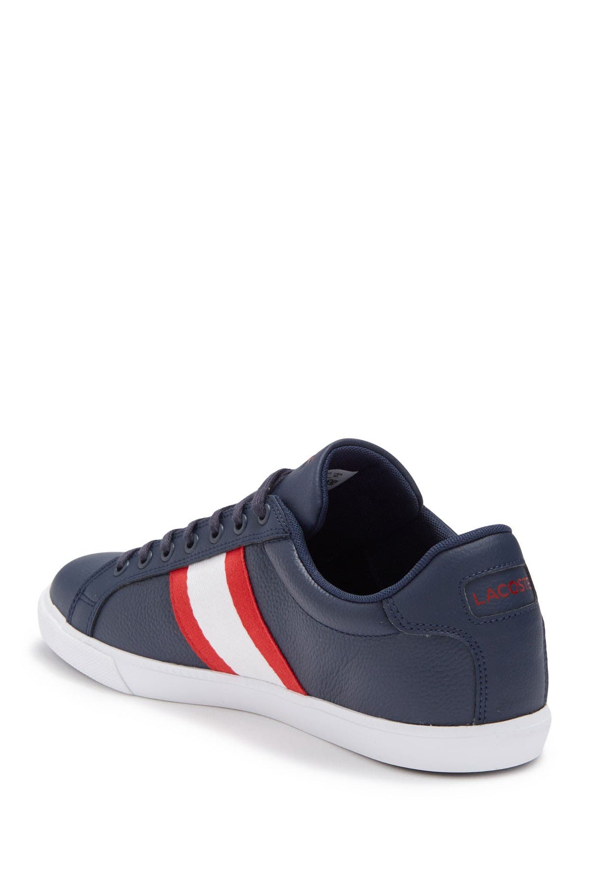 Lacoste Grad Vulc 120 Low Top Sneaker, Alternate, color, 092 Nvy/Wht