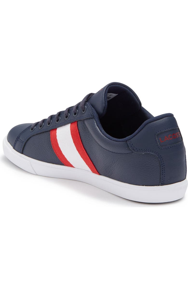 Lacoste Grad Vulc 120 Low Top Sneaker, Alternate, color, 092 Nvy/Wht