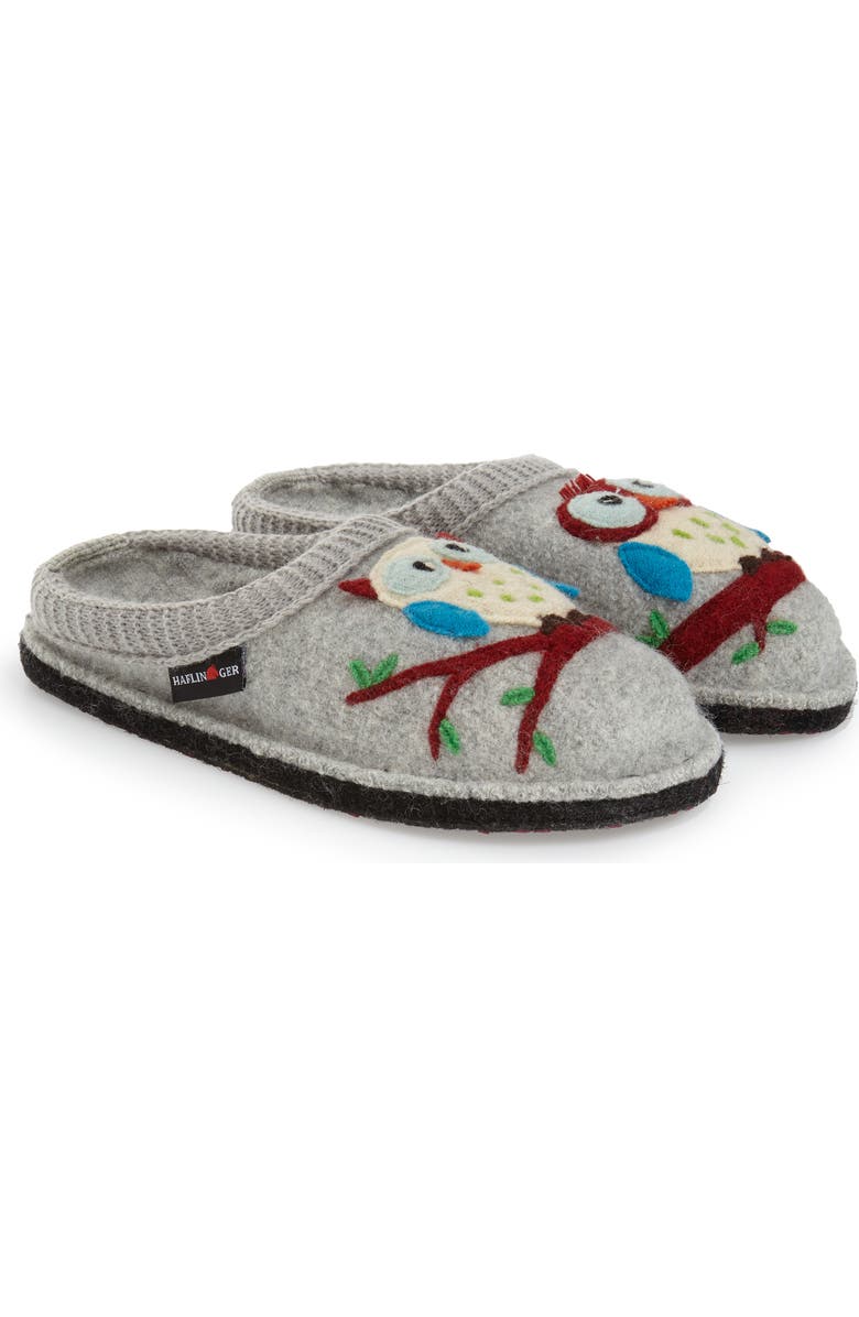 Haflinger 'Olivia' Owl Slipper, Alternate, color,
