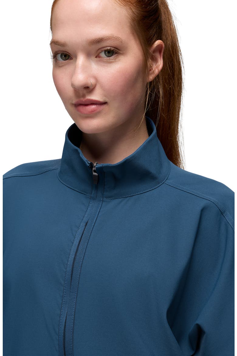 Send Off Crop Jacket, Alternate, color, BLUFF BLUE