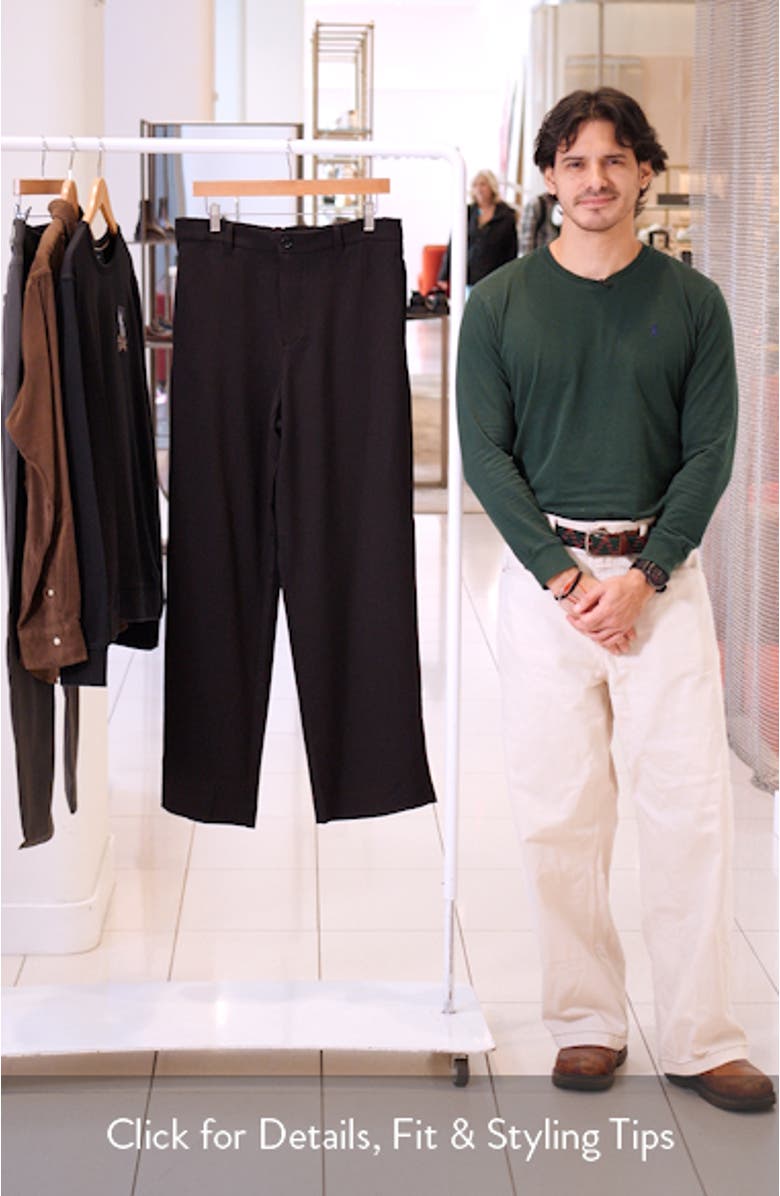 Halla Straight Leg Twill Pants, sales video thumbnail