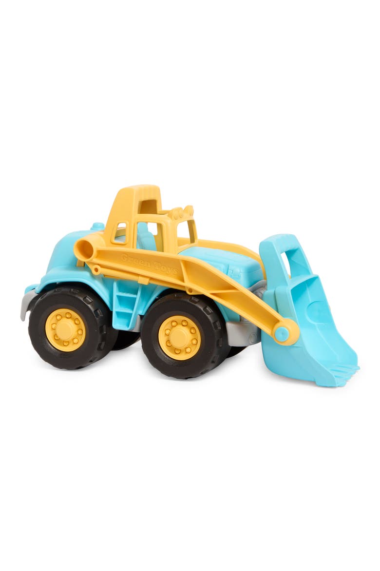 Loader Truck Toy, Main, color, TURQUOISE/YELLOW