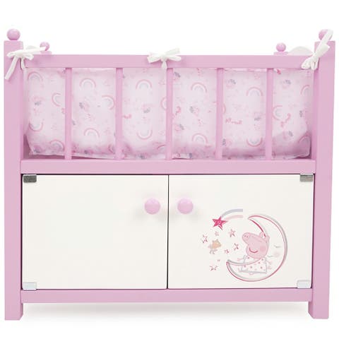 Peppa Pig 2-In-1 Wooden Doll Crib