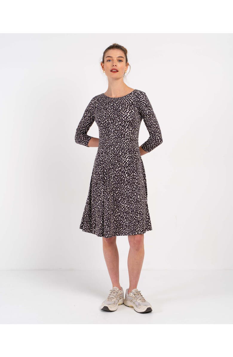 Kettlewell Isla 3/4 Sleeve Dress, Main, color, Espresso